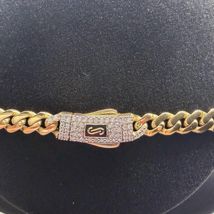 14K Gold Monaco Chain