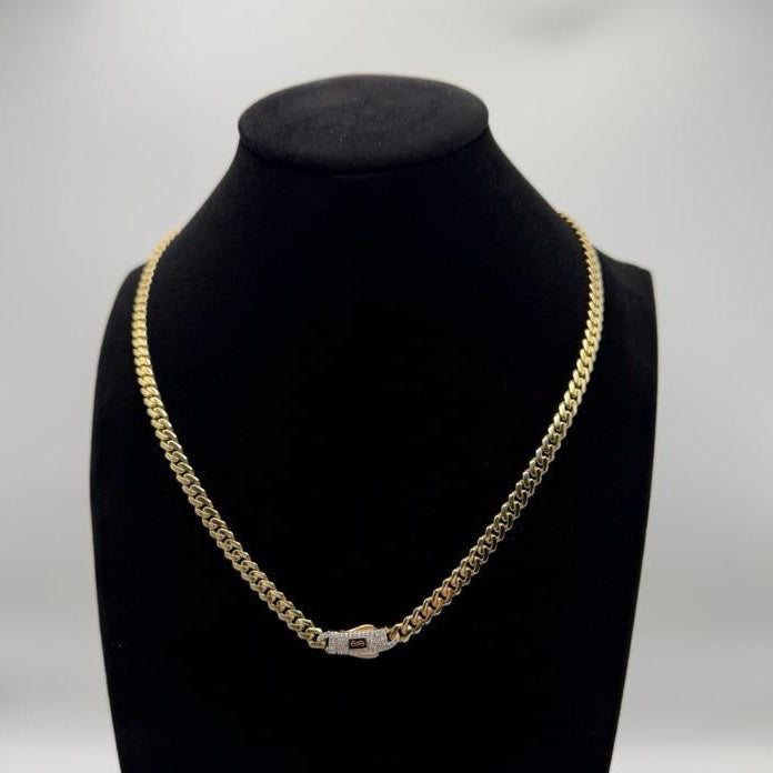 14K Gold Monaco Chain